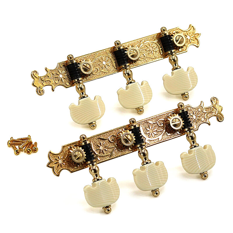 Đàn Guitar Cổ Điển DJ200 Taiwan Khóa Dây Ba Chiều Một Mảnh Khóa Trục Dây Khóa Trục Dây Vàng Phụ Kiện