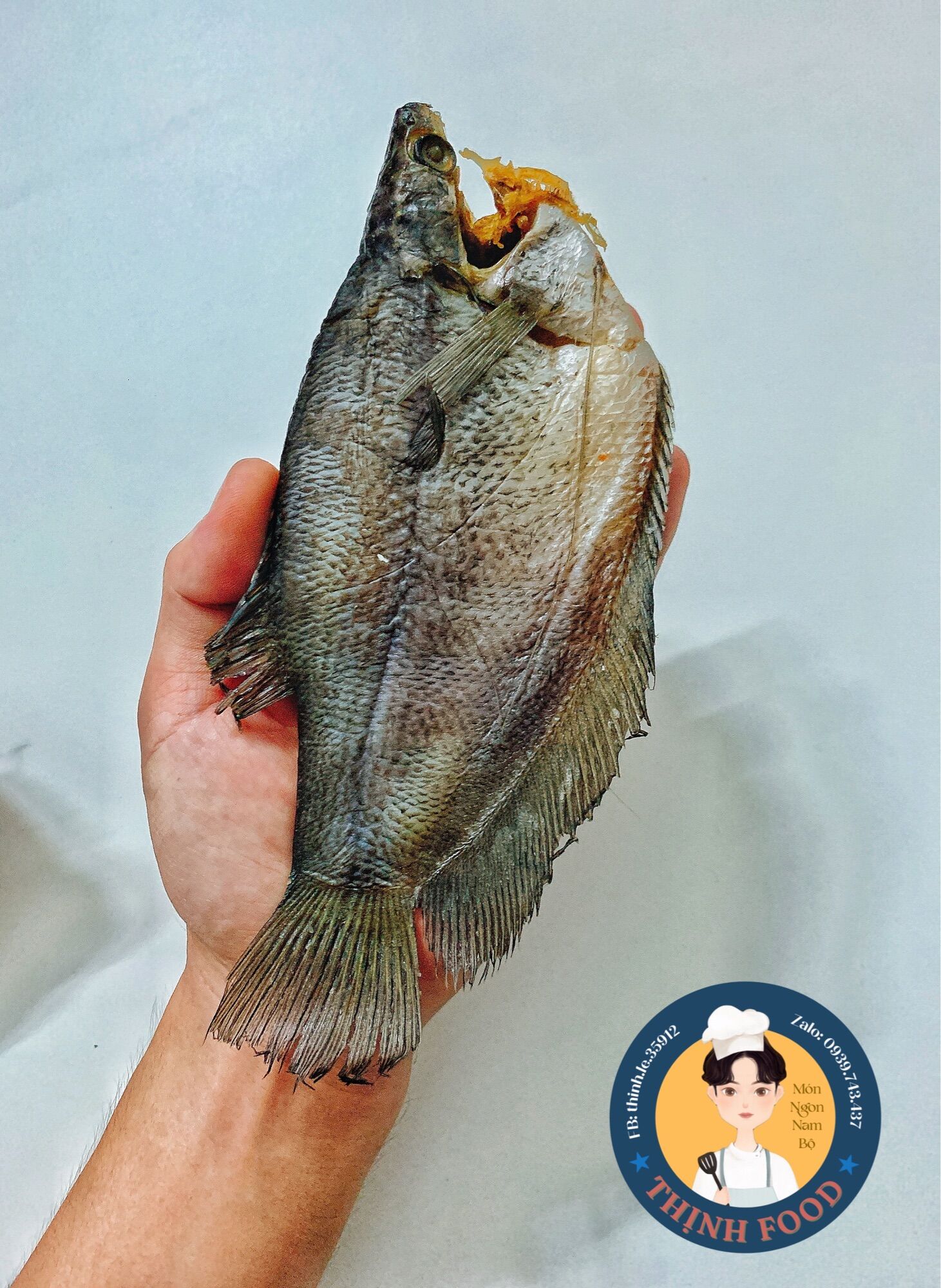 Khô Cá Sặc Bổi (Cá Sặc Rằn)(500g) Đặc Sản Cà Mau Size 8Con/Kg
