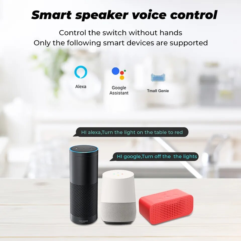 Ổ cắm điện 20A wifi+rf433 thông minh mini Tuya/Smartlife/Googlehome đo công suất