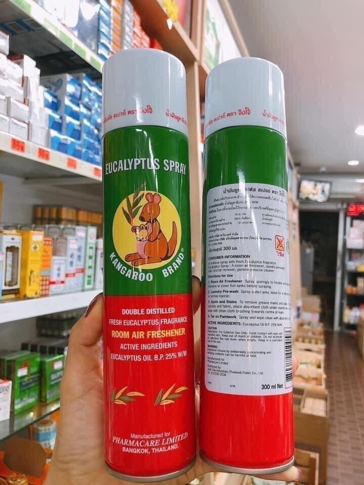 Xit khử phòng tinh dầu khuynh diệp của thái 300ml