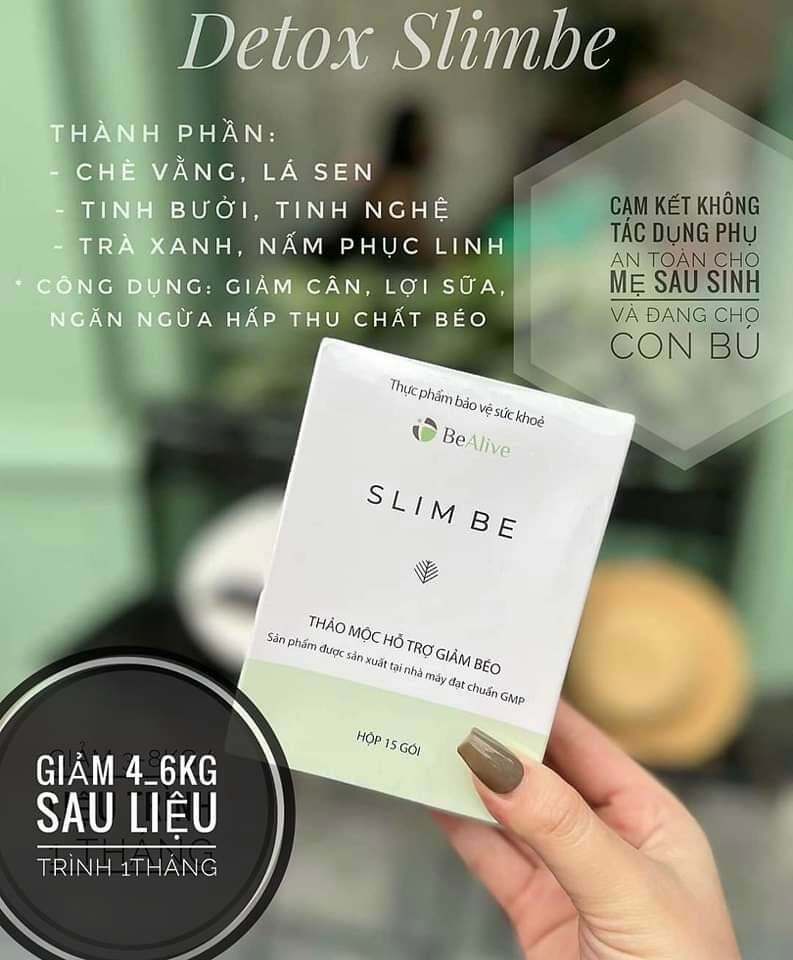 Giảm Cân Slim Be Thành Phần Tự Nhiên Chính Hãng