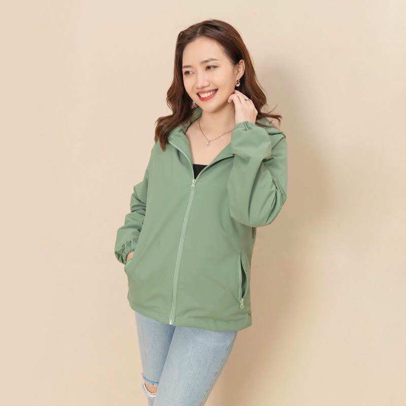 Áo gió nữ 2 lớp cao cấp chống nước