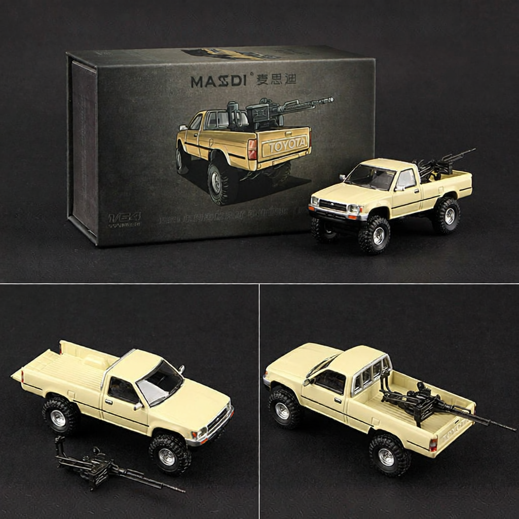 MASSI | Mô Hình Hợp Kim Toyota Land Cruiser Tỷ Lệ 1:64 Màu Đen