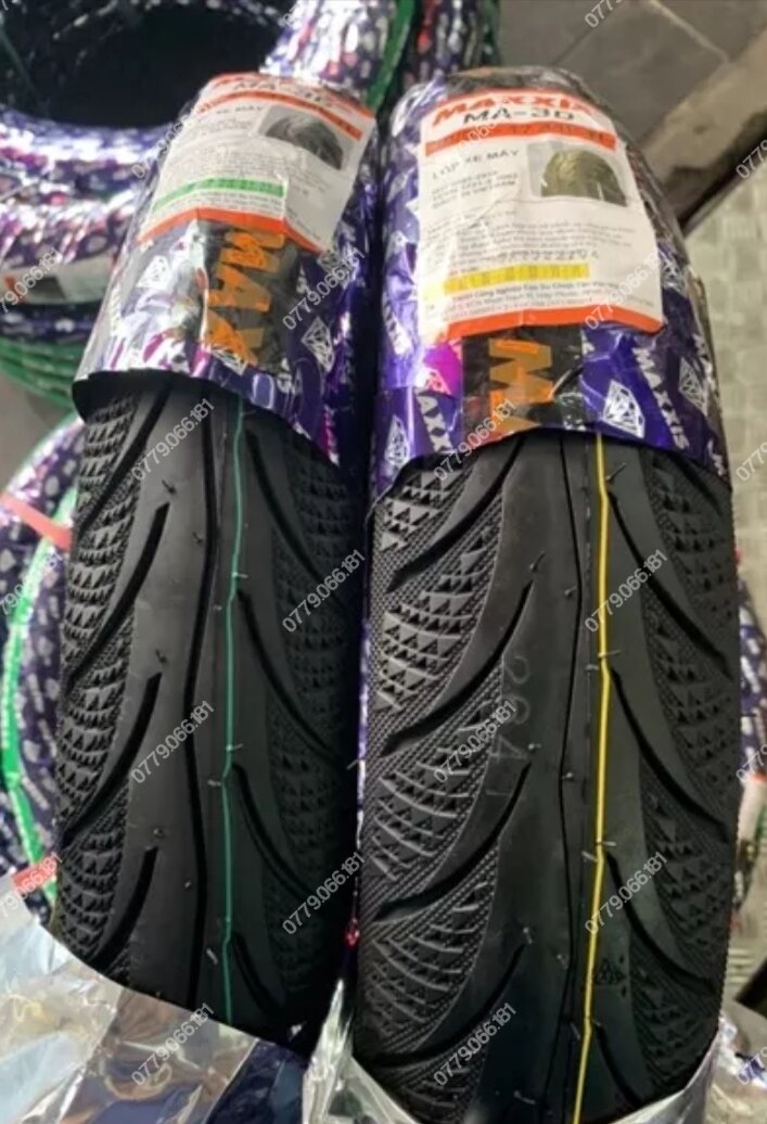 CẶP VỎ MAXXIS SIZE 70&80 KHÔNG XÀI RUỘT SẢN PHẨM MỚI Y HÌNH ẢNH GẮN CÁC DÒNG XE MÁY