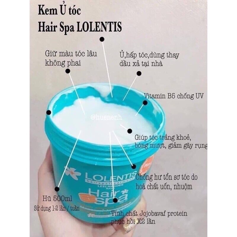 Ủ TÓC HAIR SPA LOLENTIC 500G THÁI LAN