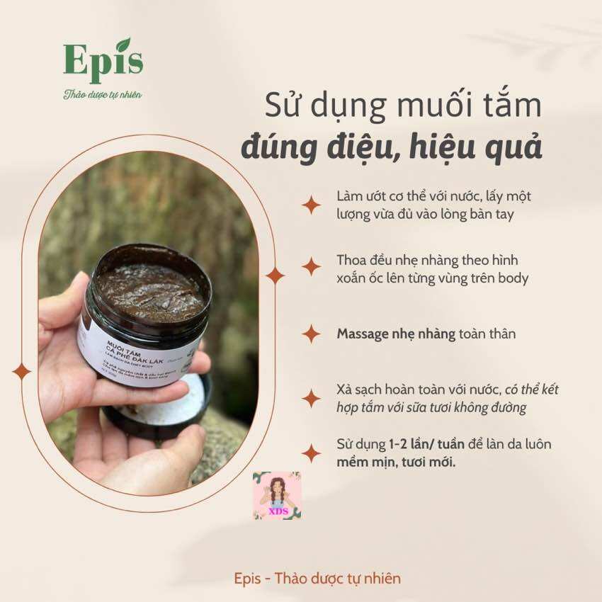 Muối tắm tẩy tbc cà phê Đắk Lắk