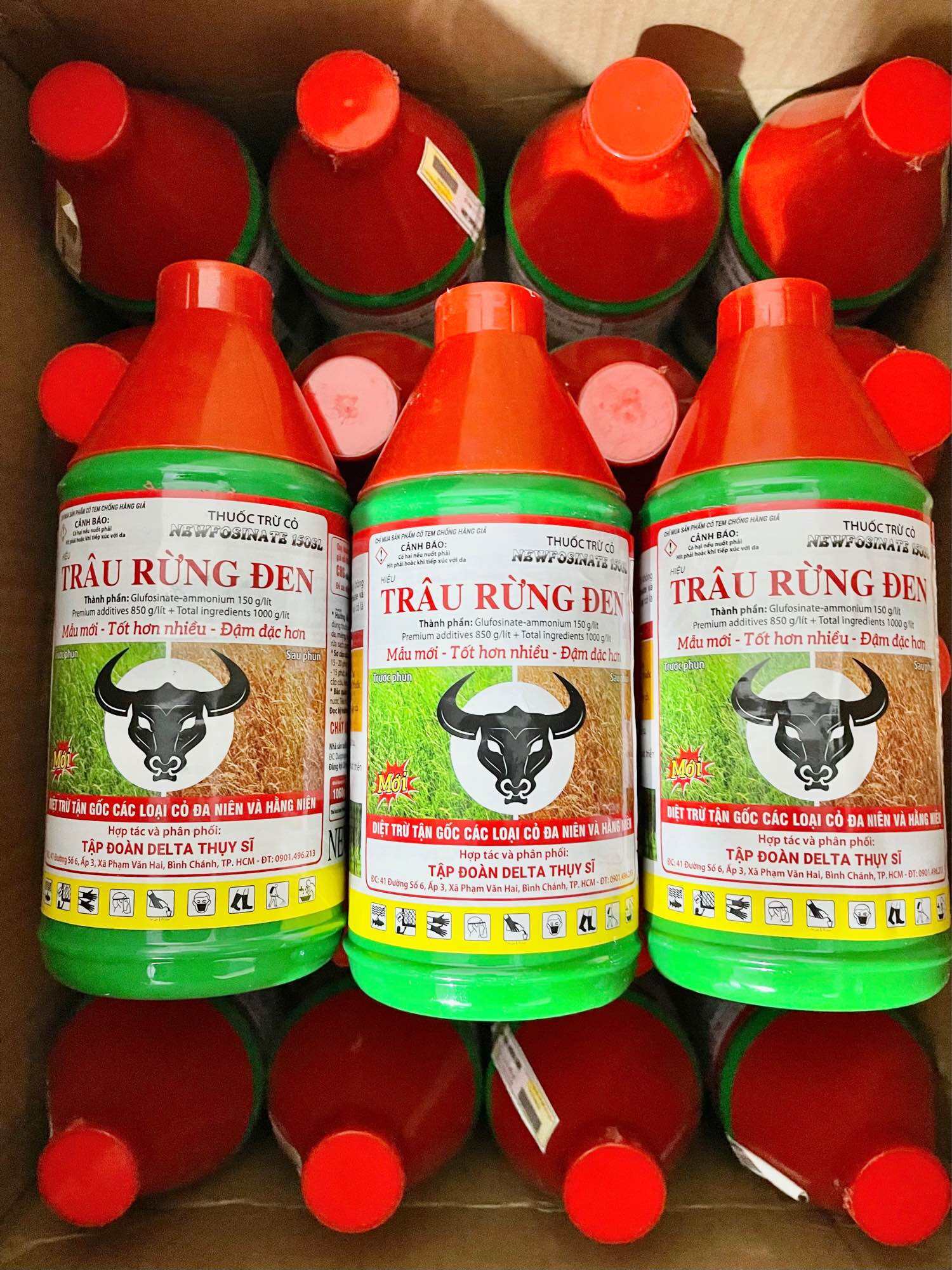 Thuốc trừ cỏ TRÂU RỪNG ĐEN 150SL (900ml)