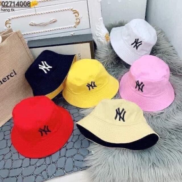 Nón tròn bucket ny nhiều màu