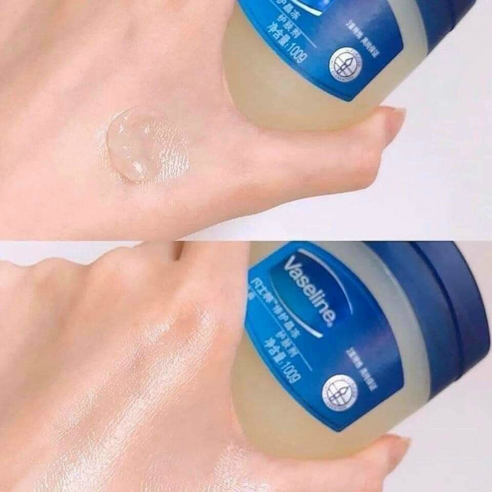 Sáp Dưỡng Ẩm Đa Năng Vaseline Original Healing Jelly USA 49 g – 100 % dầu khoáng tinh luyện, chữa lành da khô nứt