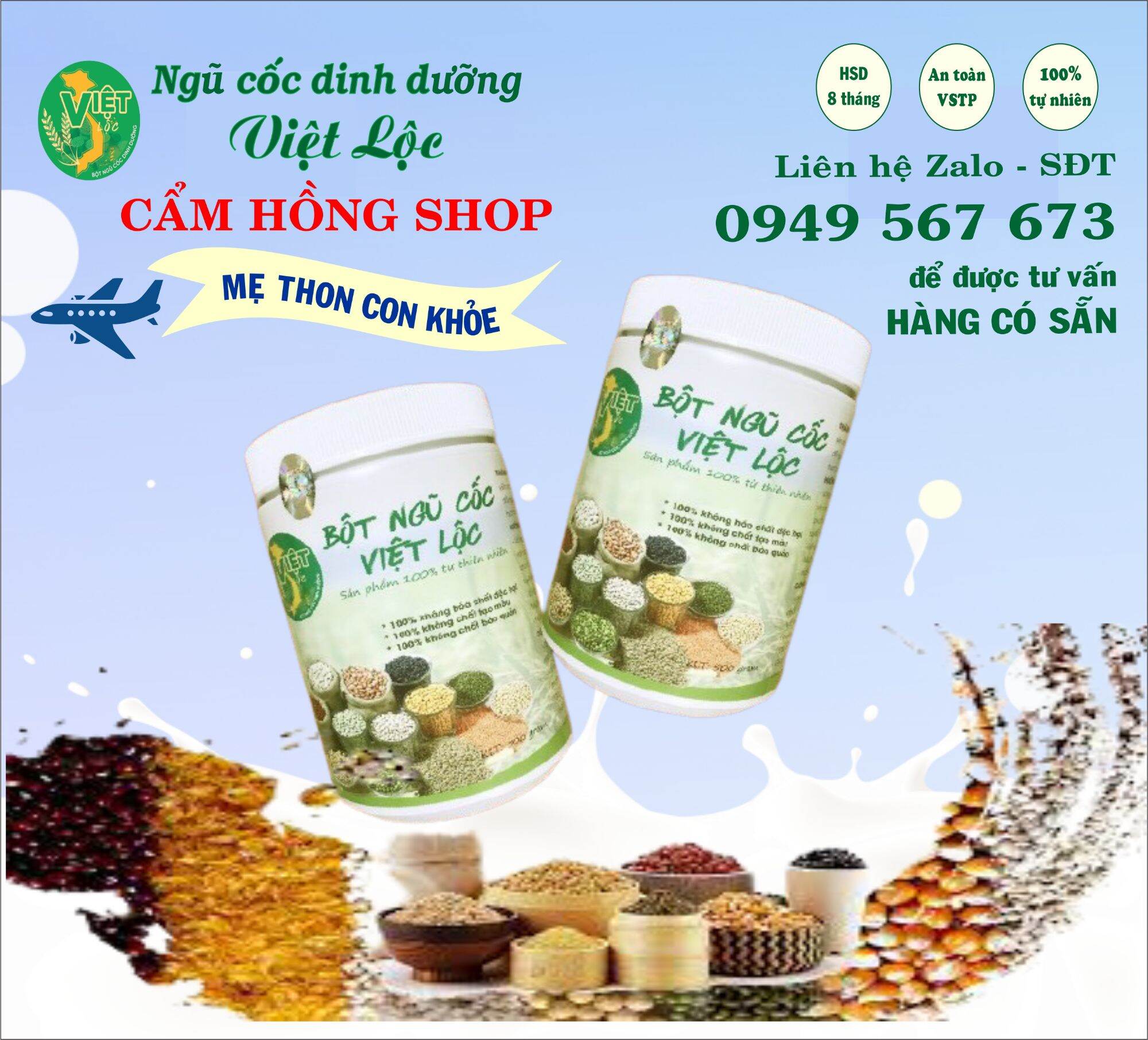 Ngũ cốc lợi sữa Việt Lộc