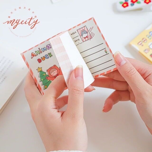Mix Tập 50 Tờ Note Giấy Dày Siêu Dễ Thương