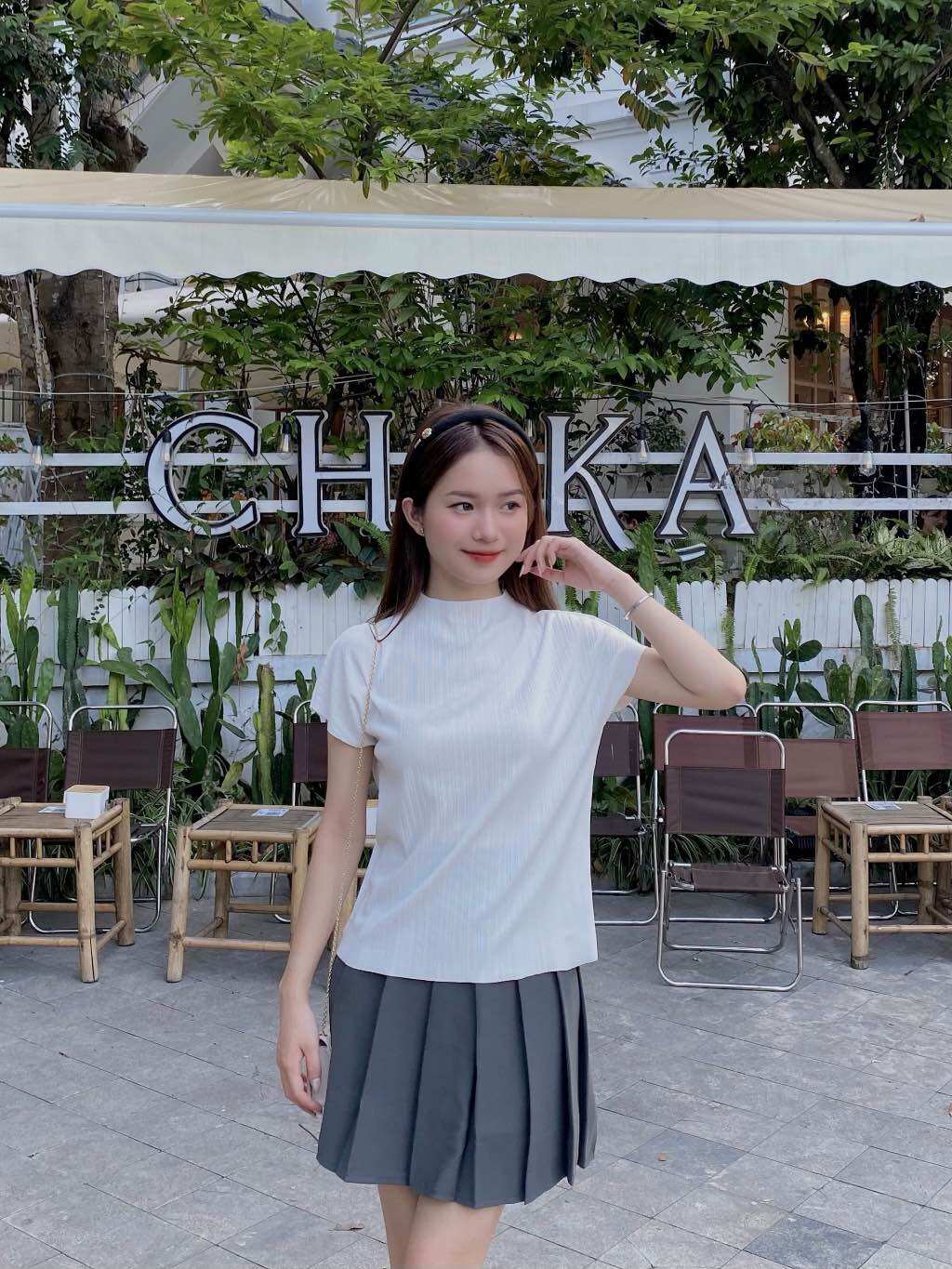 Áo thun tăm lạnh tay cánh dơi cổ 2 phân