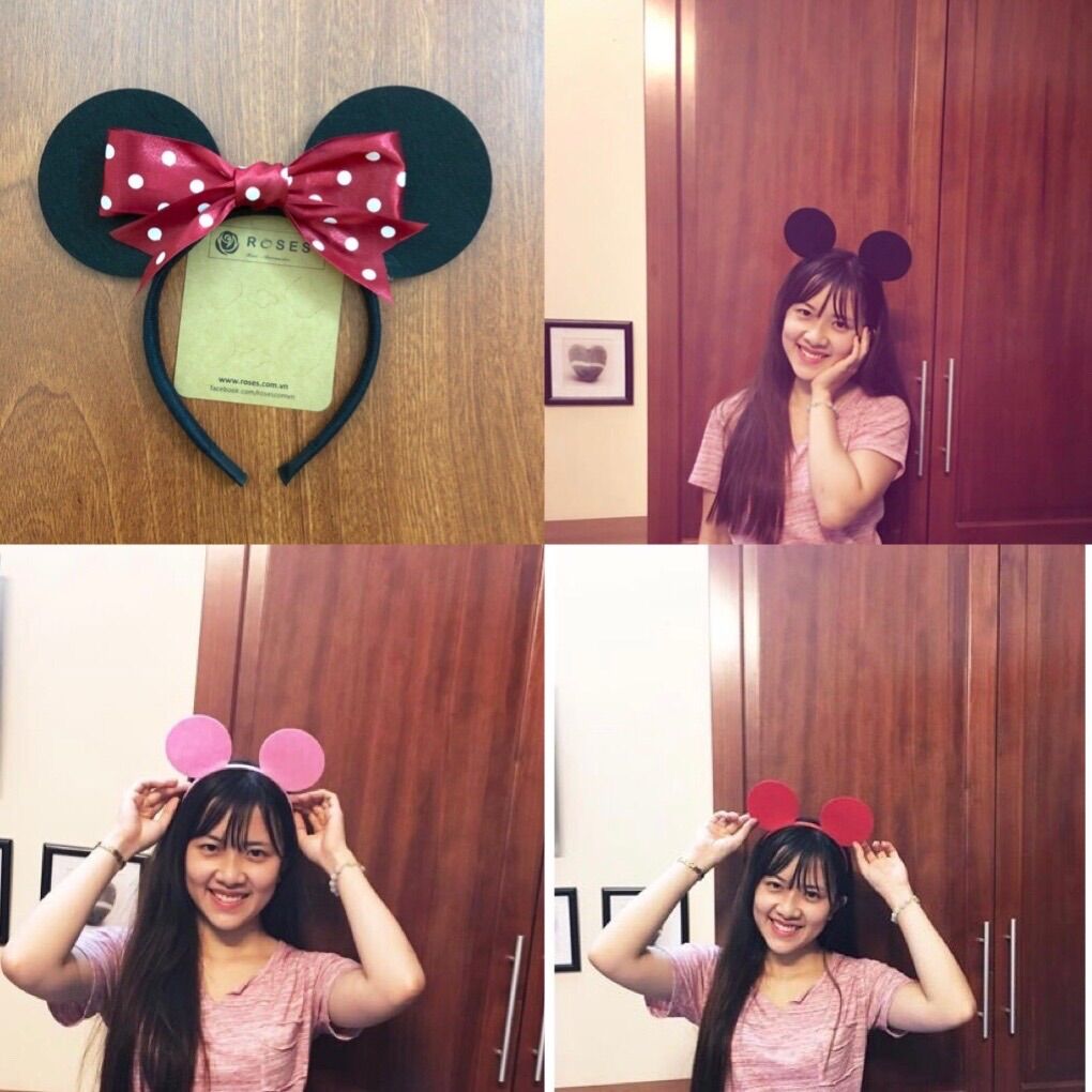 Cài tai chuột Mickey nam nữ ROSES