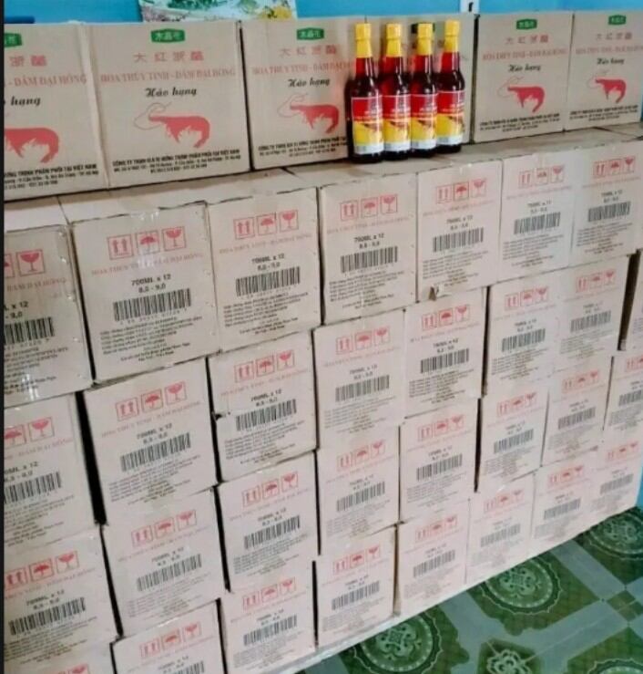 Dấm hồng, dấm tôm [chai 700ml]