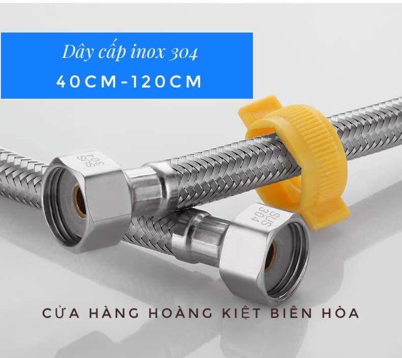 Dây Cấp Nước Inox 304 Cao Cấp 40cm -120cm