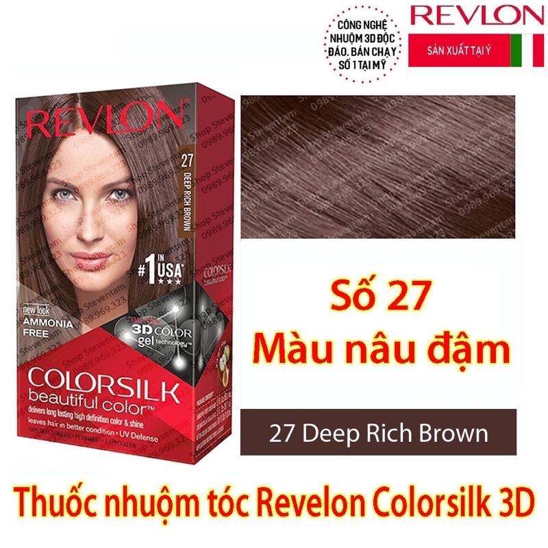 Nhuộm Tóc Revlon Colorsilk Nâu Chocolate Số 27