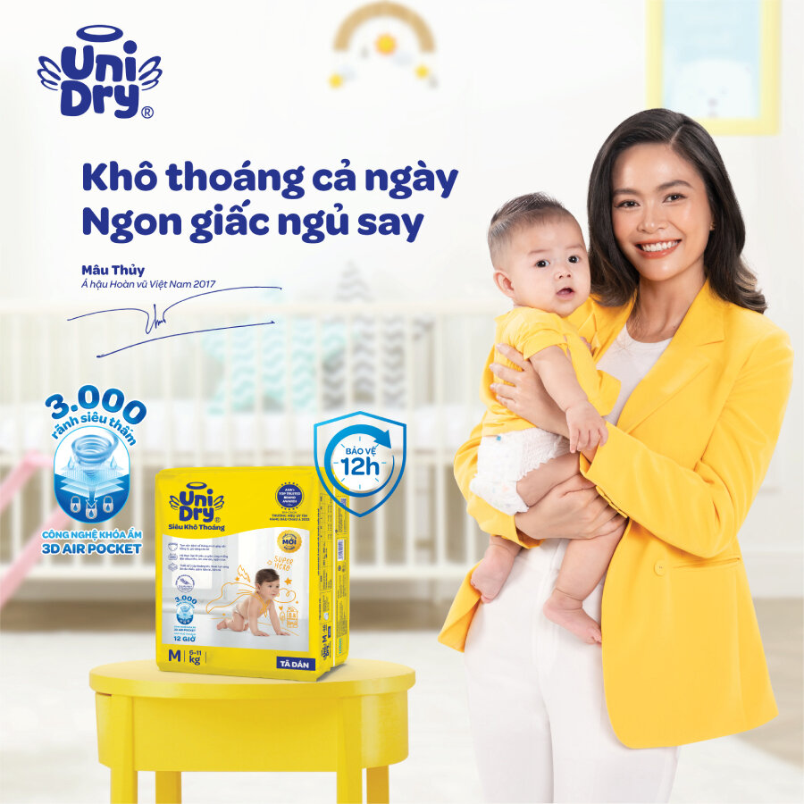 Tã bỉm quần unidry mẫu mới size s15/ m15/ l15/ xl15/ xxl15 miếng