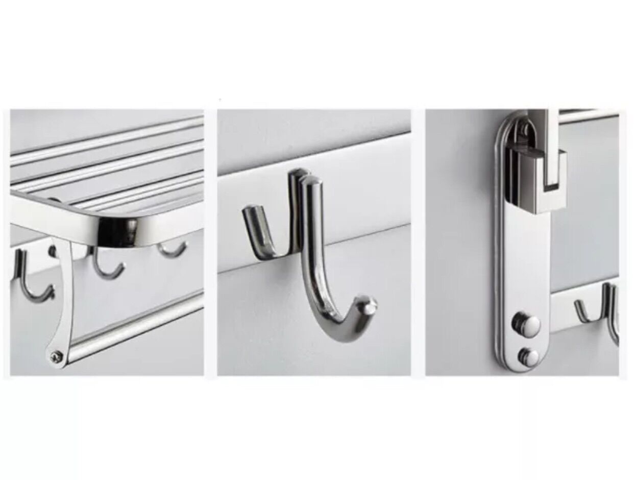 Giá treo khăn xếp inox 304( xả kho mùa dịch)