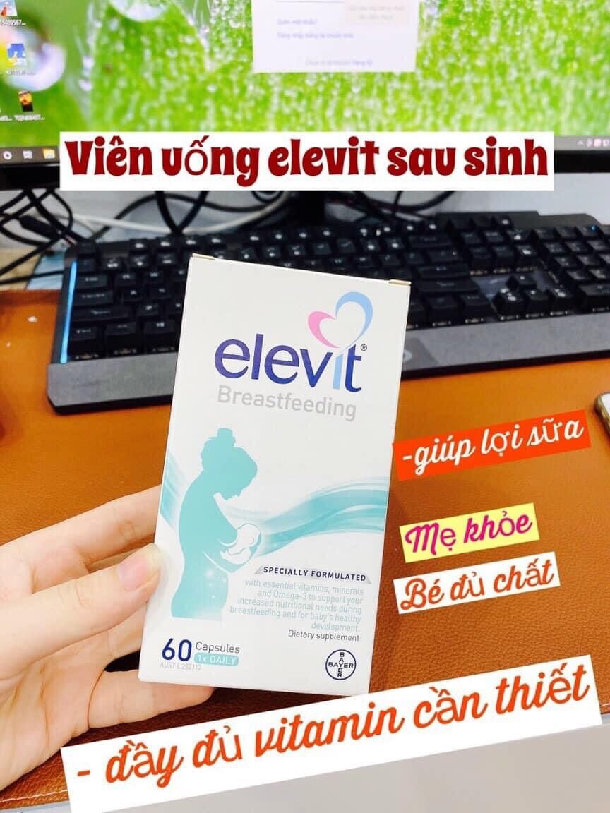 Elevit sau khi sinh & cho con bú - 60 viên