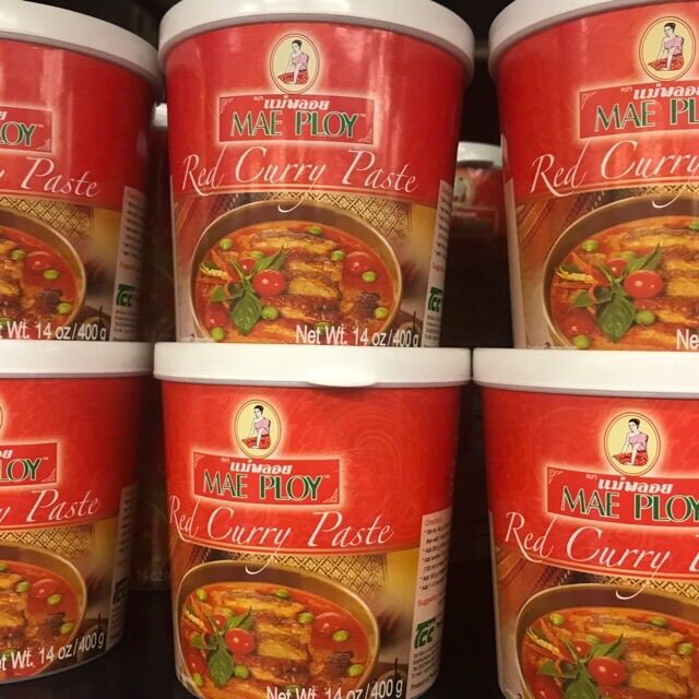 [HCM]MAE PLOY Gia Vị Cary Đỏ Hộp 400 gr Red Curry Paste