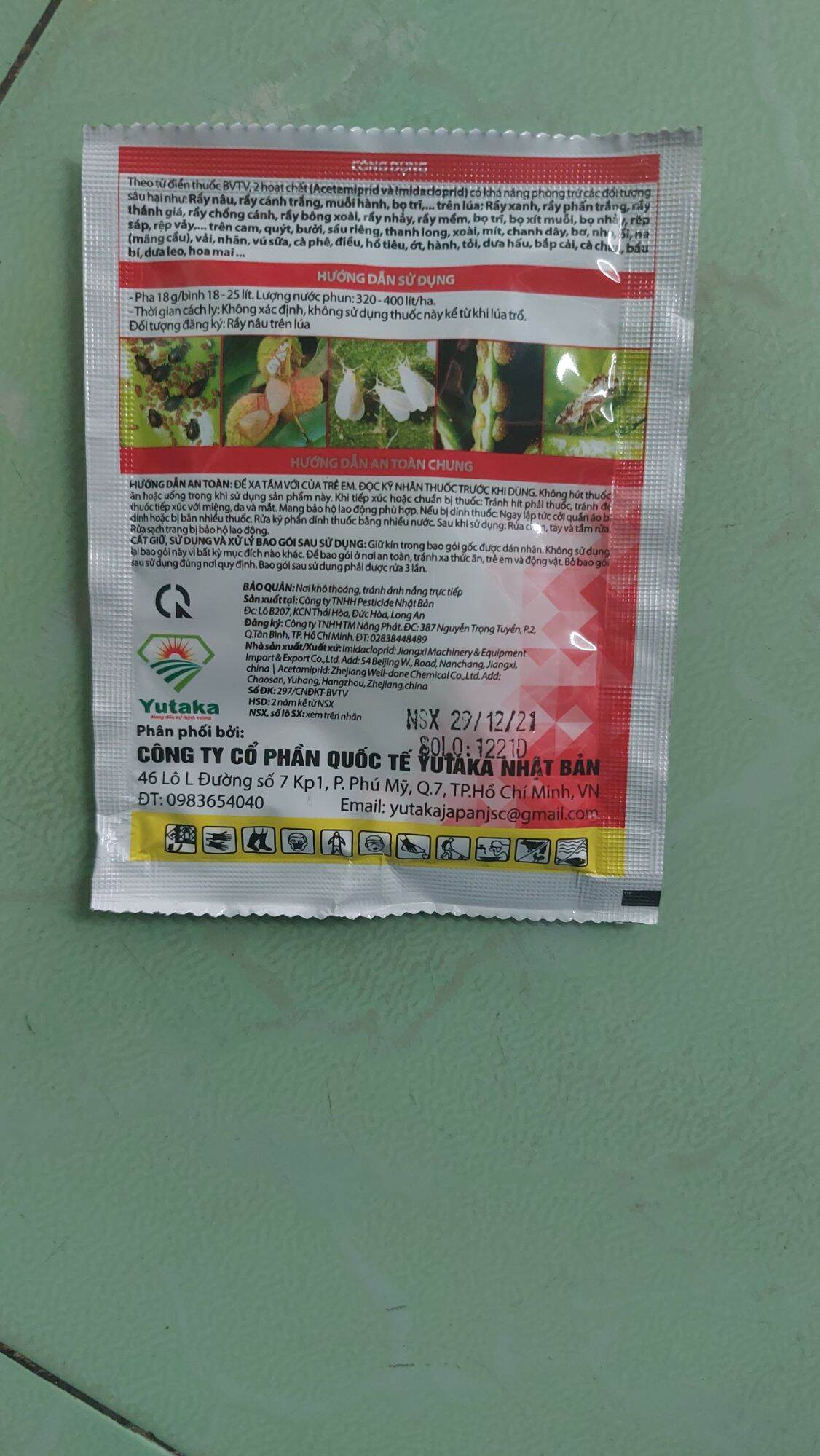 Thuốc trừ sâu vua rầy rệp 18g