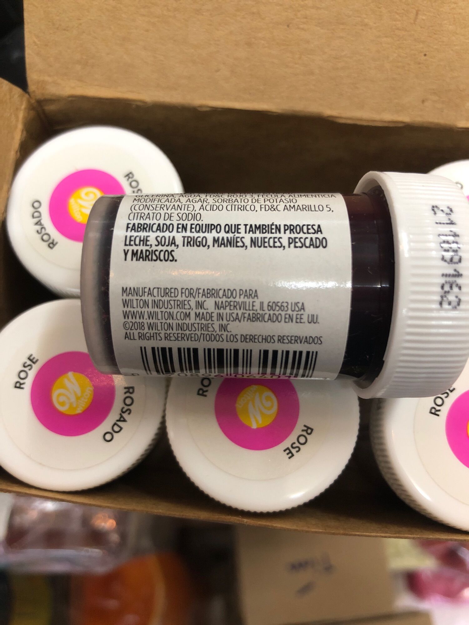 Màu Hồng rose Wilton icing color 29ml