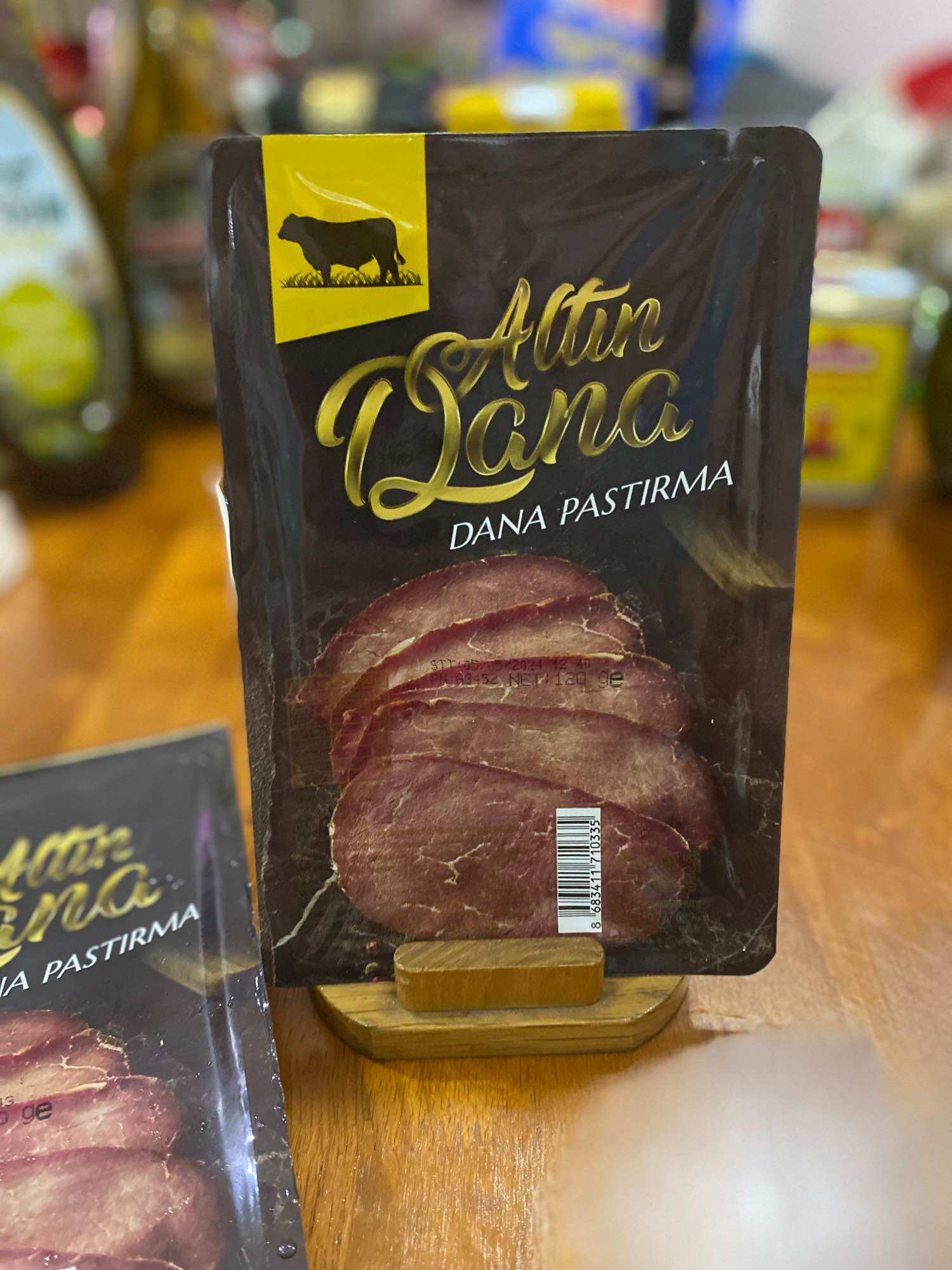 Turkish bacon pastirma - altin dana 120 gr 100% halal
