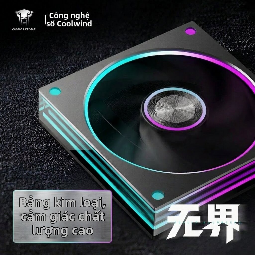 Jungle Leopard | Air Cooling ARGB Metal Plate Case Fan 12CM Giá 362,000 Đồng*Miễn phí vận chuyển