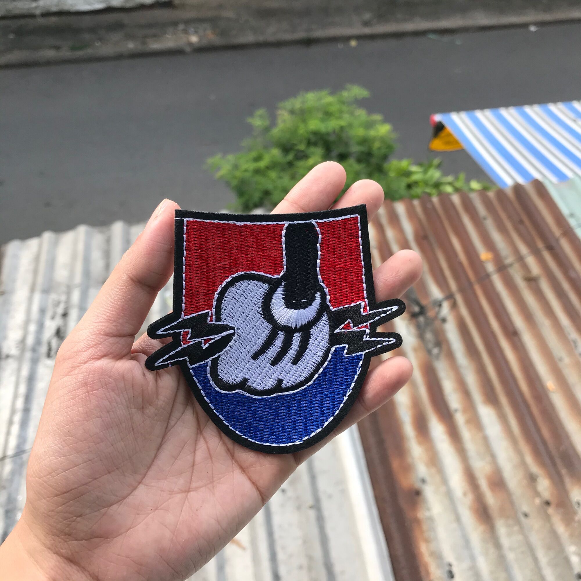 Patch sticker ủi quần áo simple21