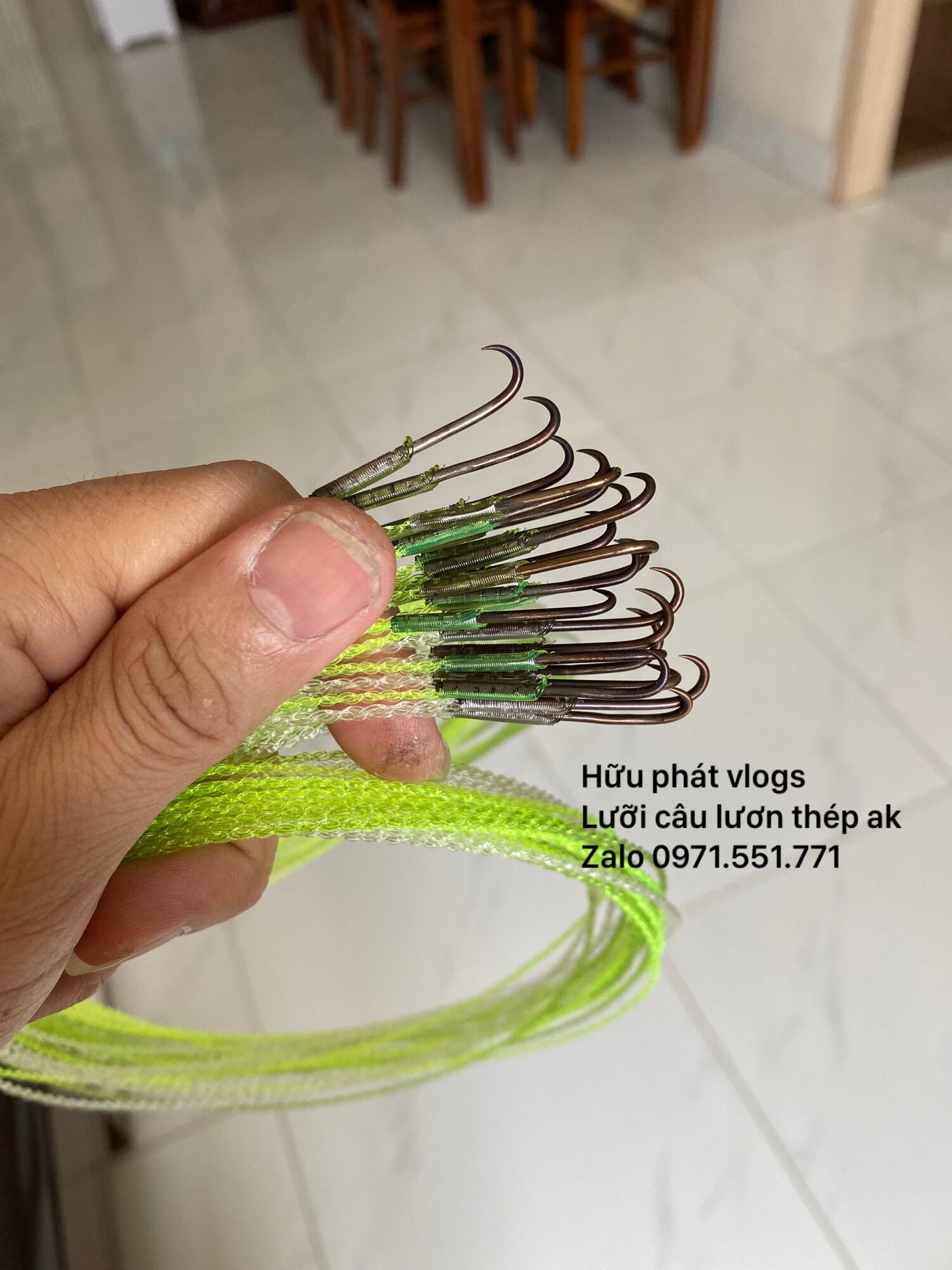 lưỡi câu lươn thép lò so aka (hữu phát vlogs)