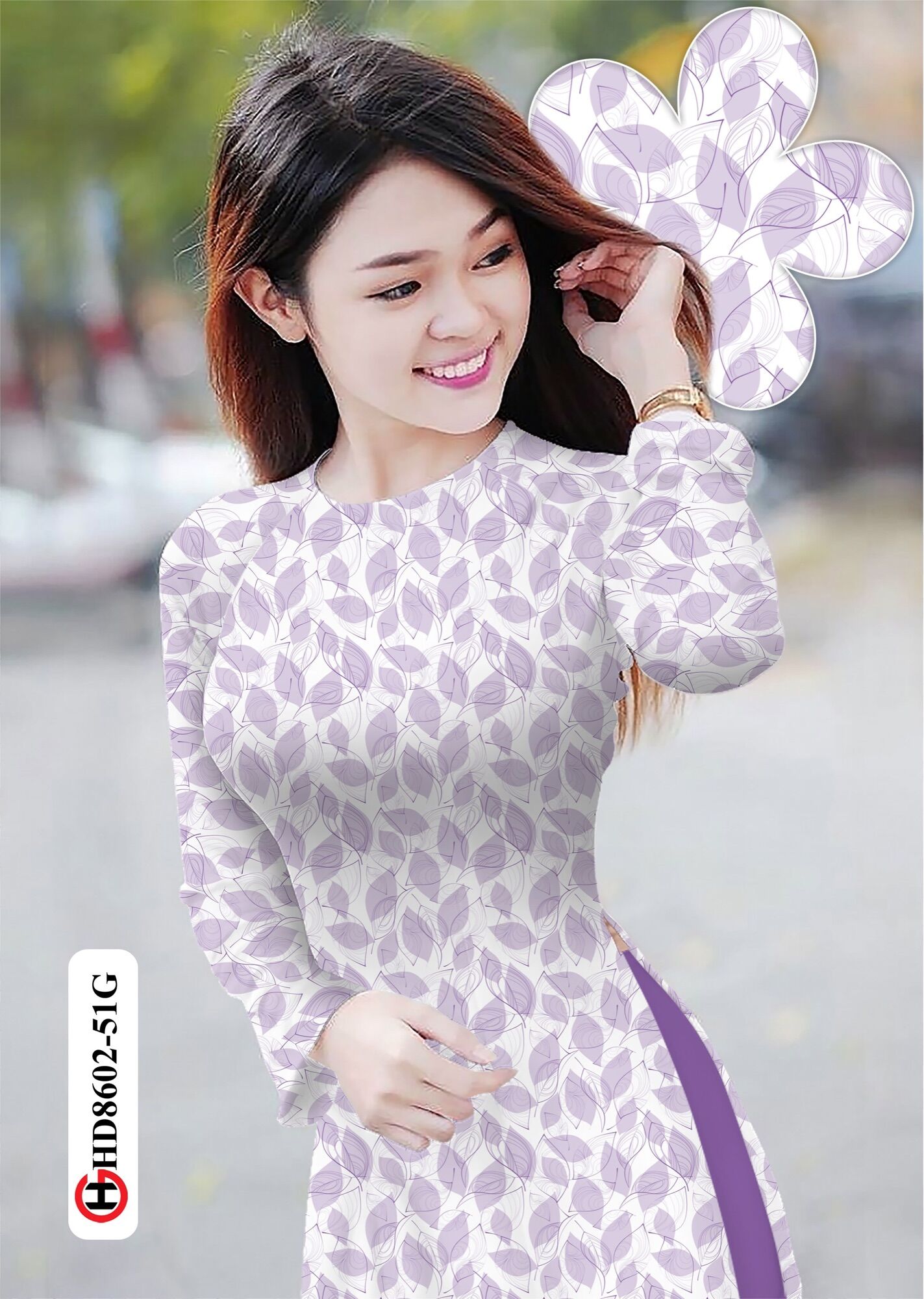 [HCM]Vải áo dài lá
