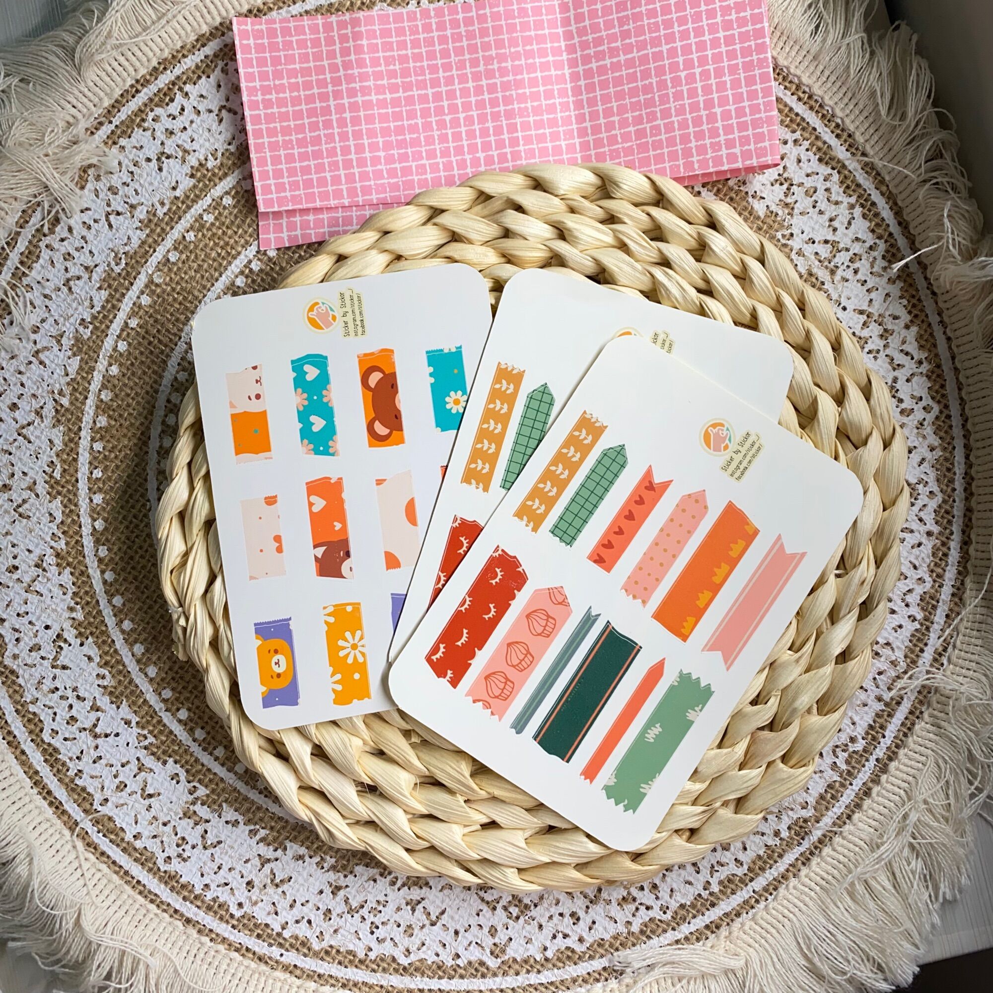 Nhãn dán Sticker môn học 9 - Tựa bài văn