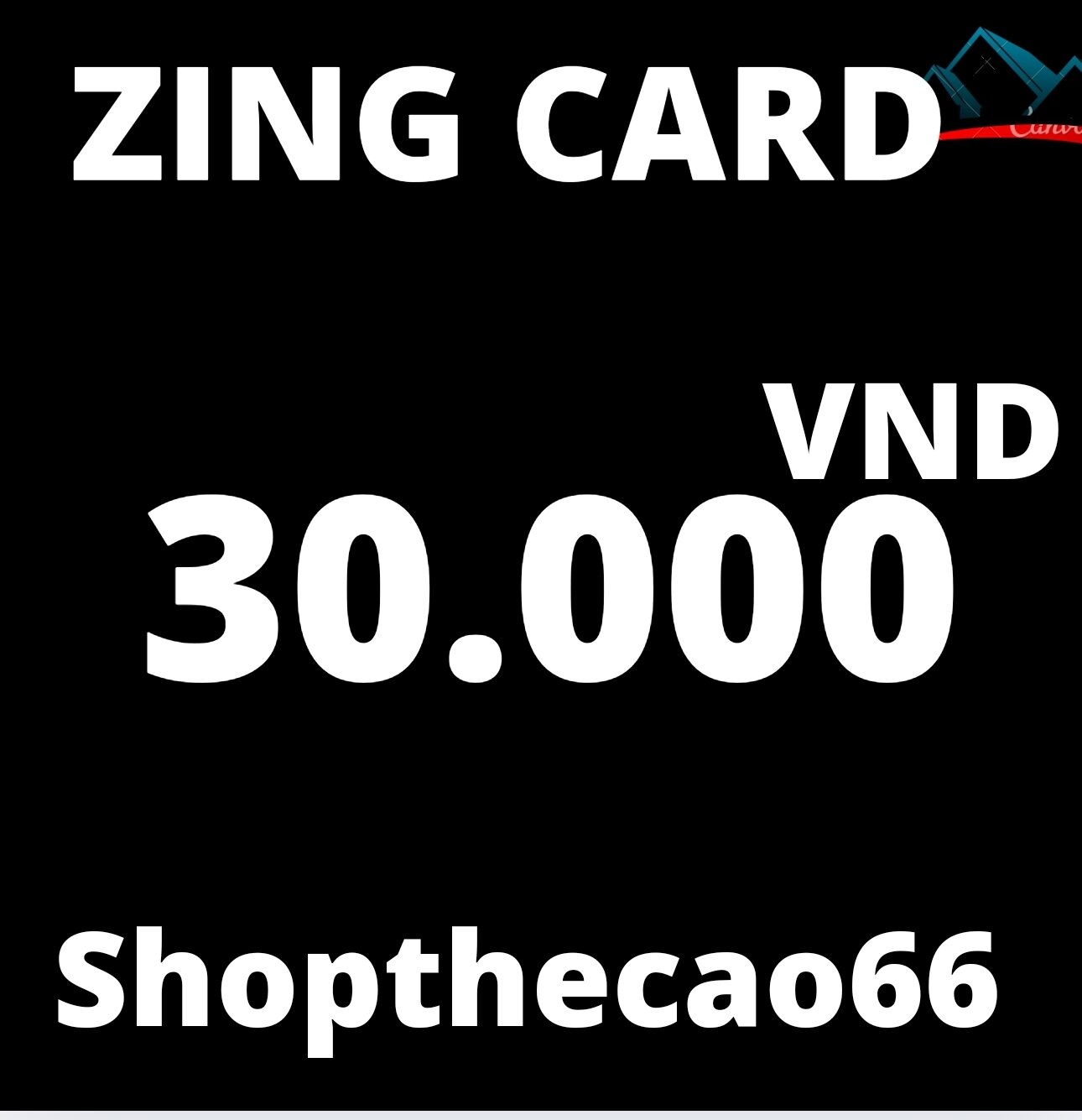 Zing card 30,000 VND