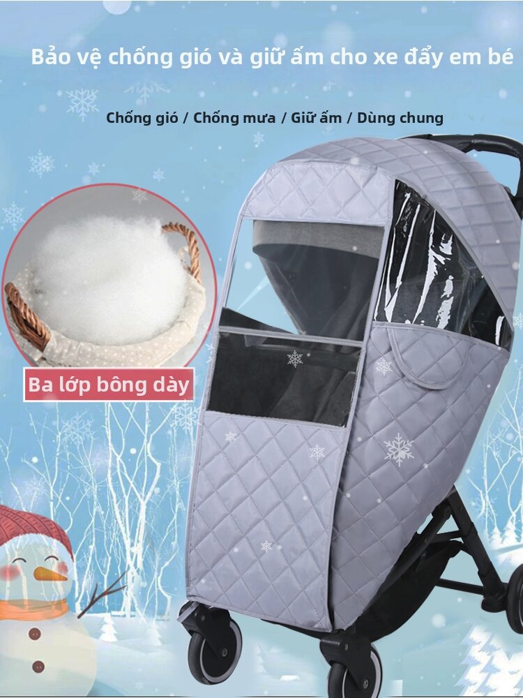 DECLARE LOVE | Universal Weather Protection Stroller Cover Giá 228,000 Đồng*Miễn phí vận chuyển