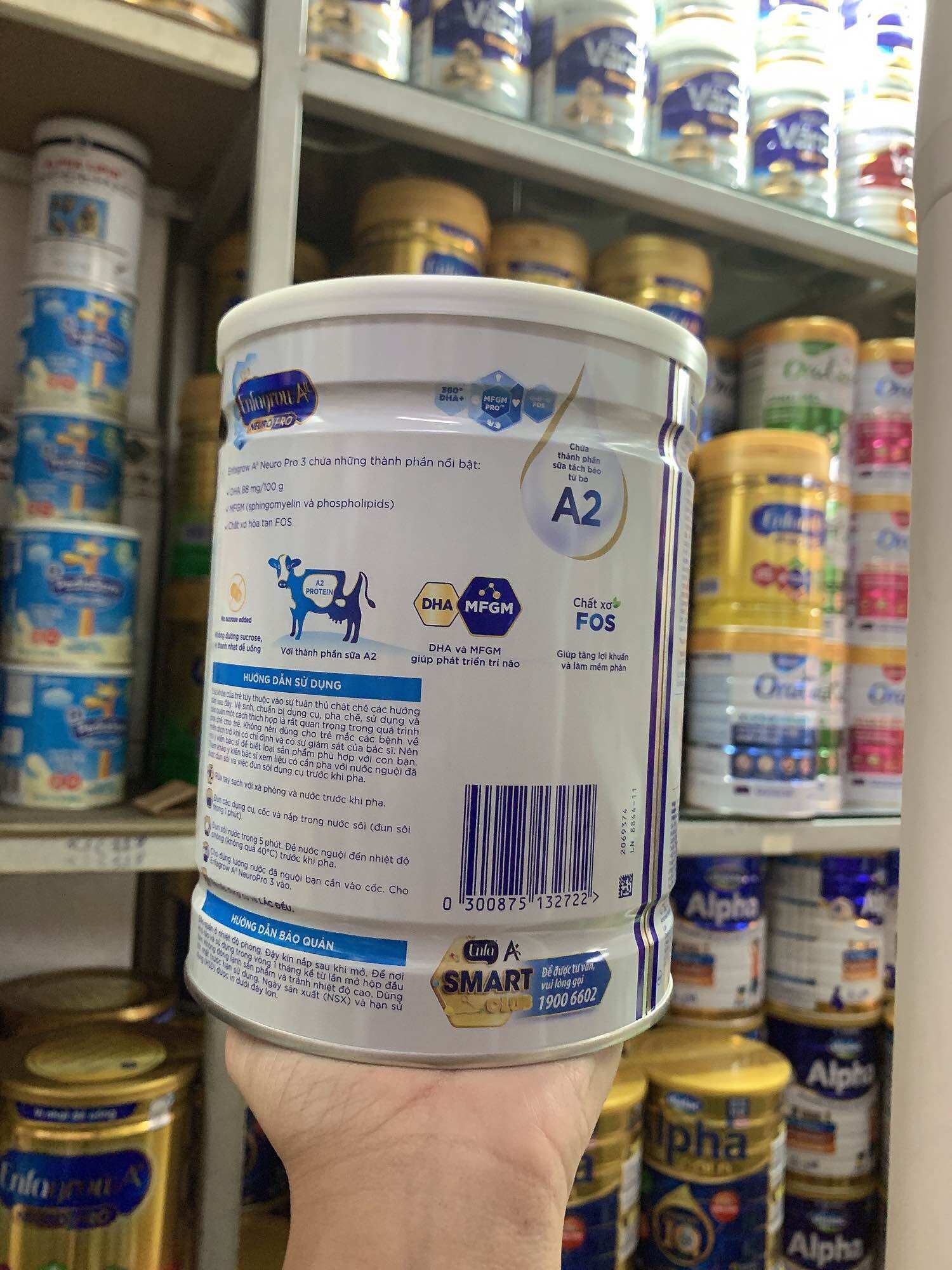 Sữa Bột Enfamil A2 Neuro pro số 3 800g