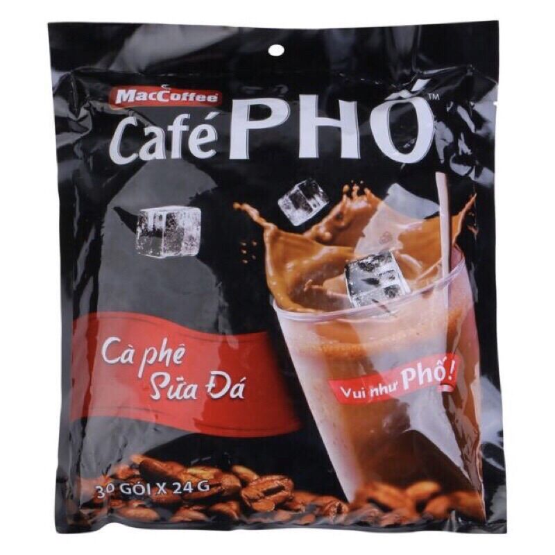 Cà phê Phố sữa đá bịch