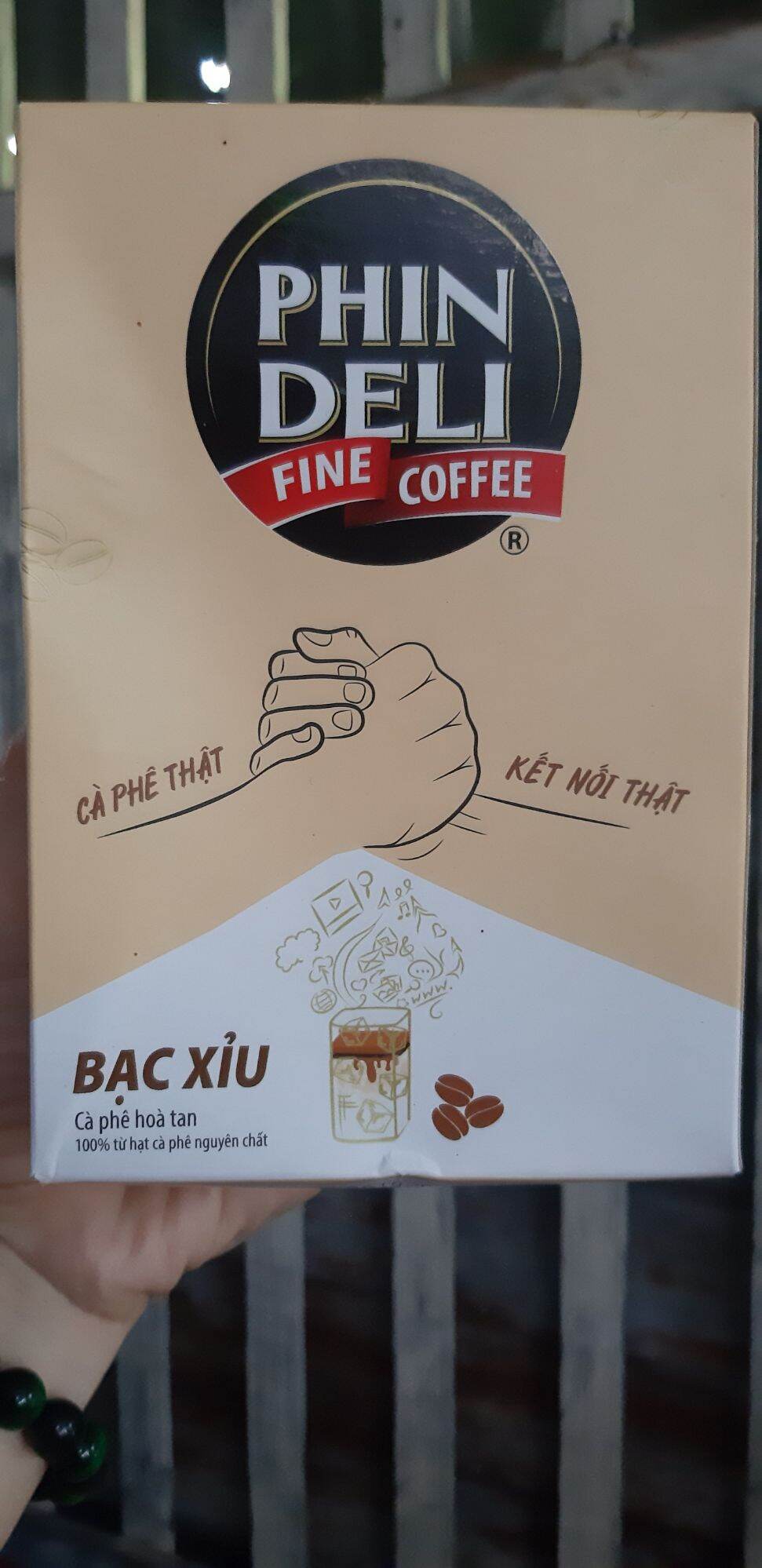 cafe PHIN DELI cà phê hòa tan Bạc Xĩu