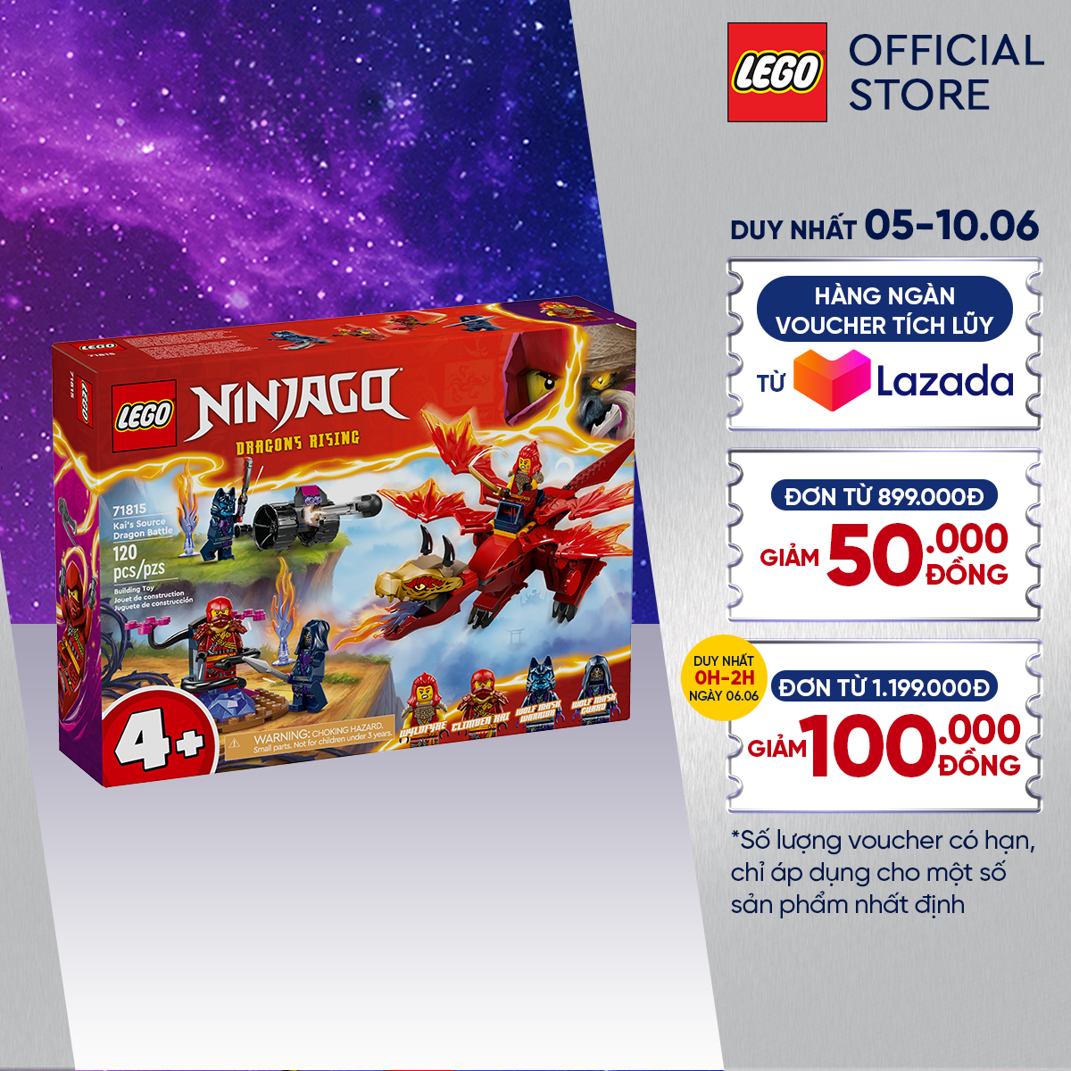 Lego ninjago 71815 đồ chơi lắp ráp trận chiến rồng đối đầu của kai