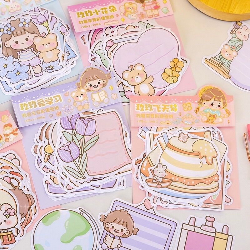 Sticker note 30 tờ nhiều hình