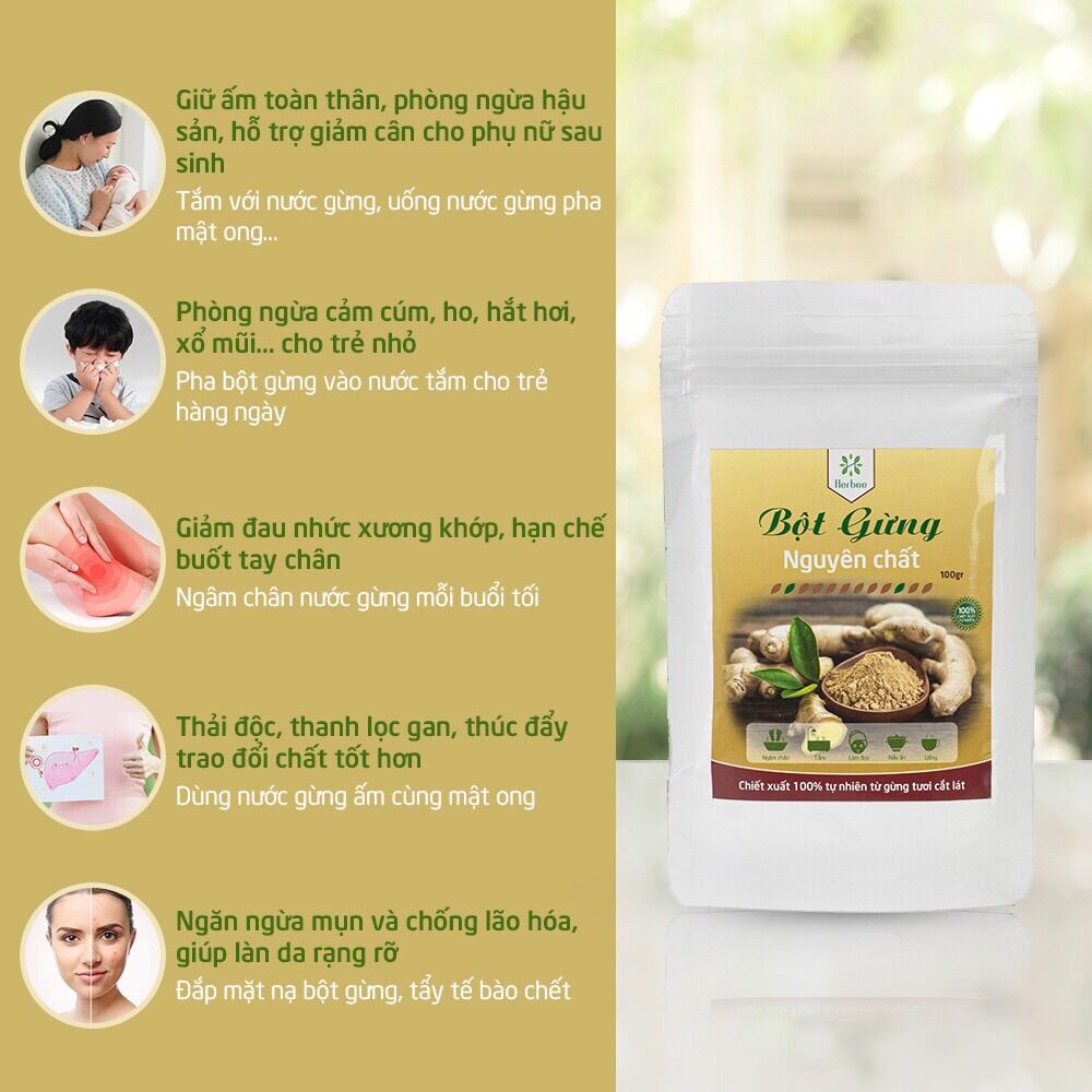 Bột Gừng Nguyên Chất