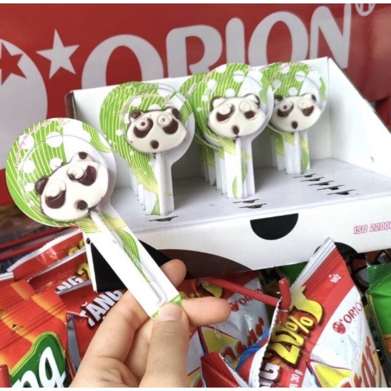 Kẹo Socola Gấu Trúc  dạng que siêu cưng, (bao bì mới)siêu ngon hàng chuẩn công ty các bé rất thích