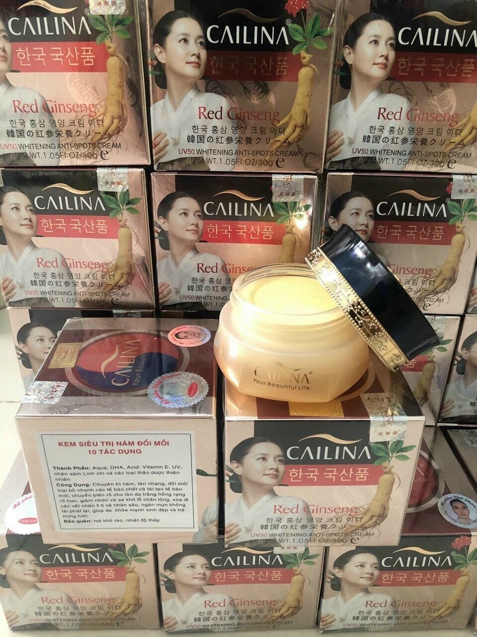 Kem CALINA dưỡng trắng da ngăn ngừa mụn nám 13 tác dụng