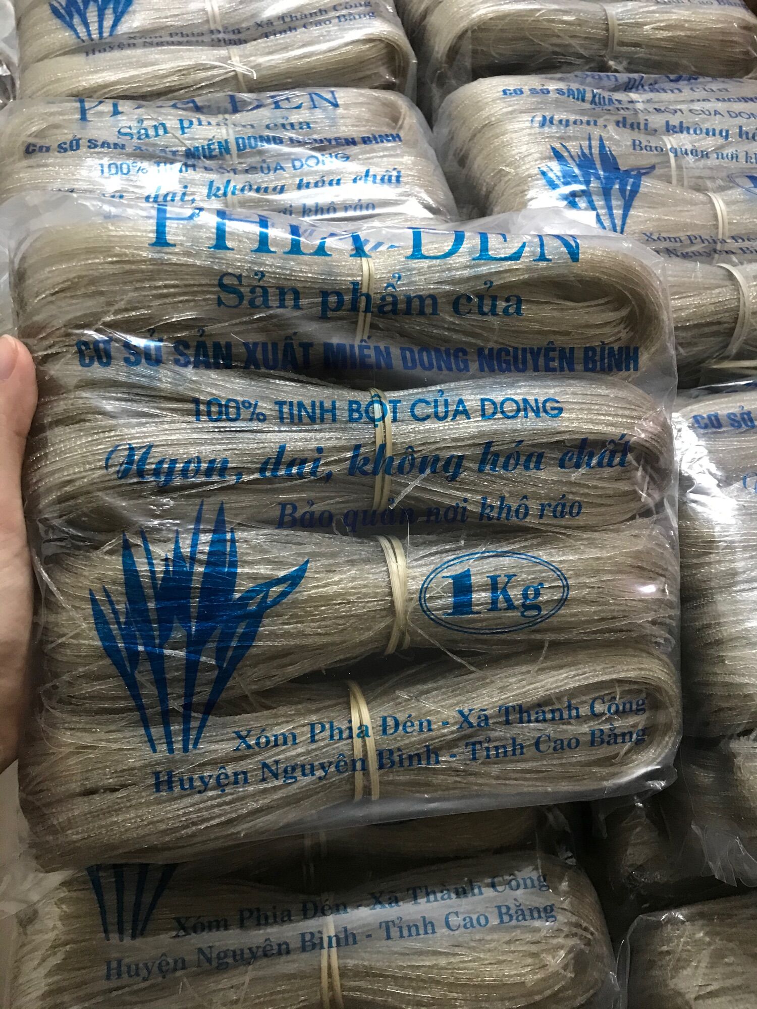Miến dong phia đén cao bằng