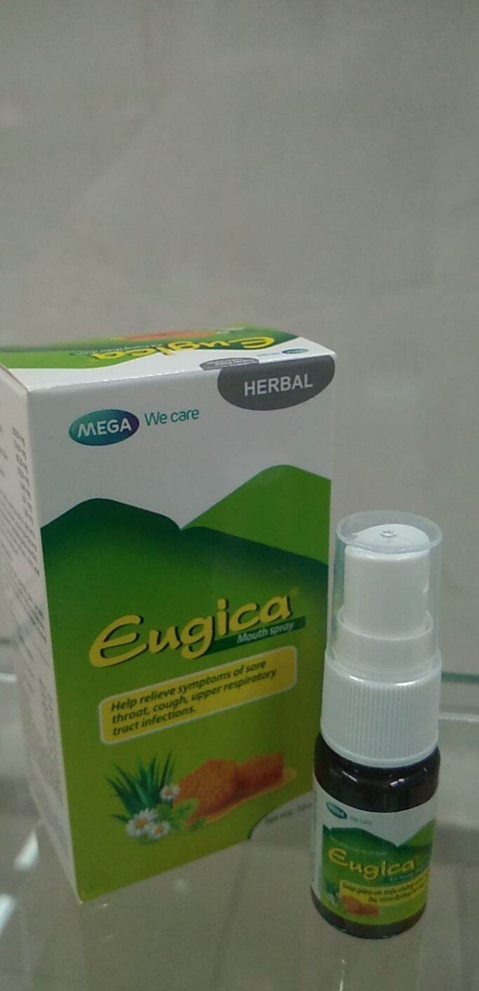 Xịt Họng Thảo Dược Eugica Chai 10ml