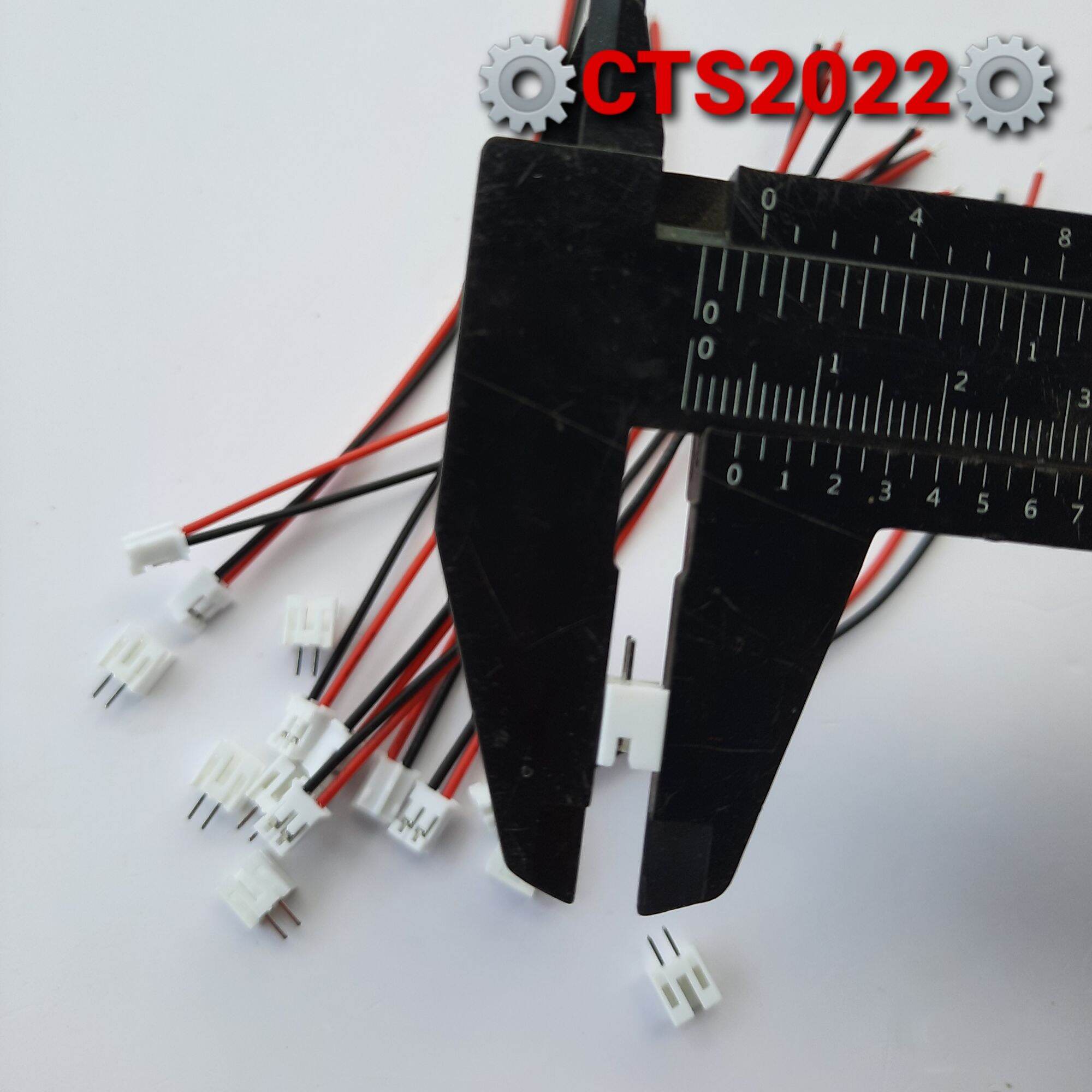 Jack cắm JST XH2.5- 2 chân dài 120mm