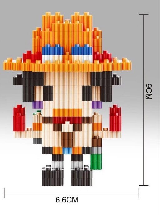 Lego One Piece Luffi, Ace, Rozo