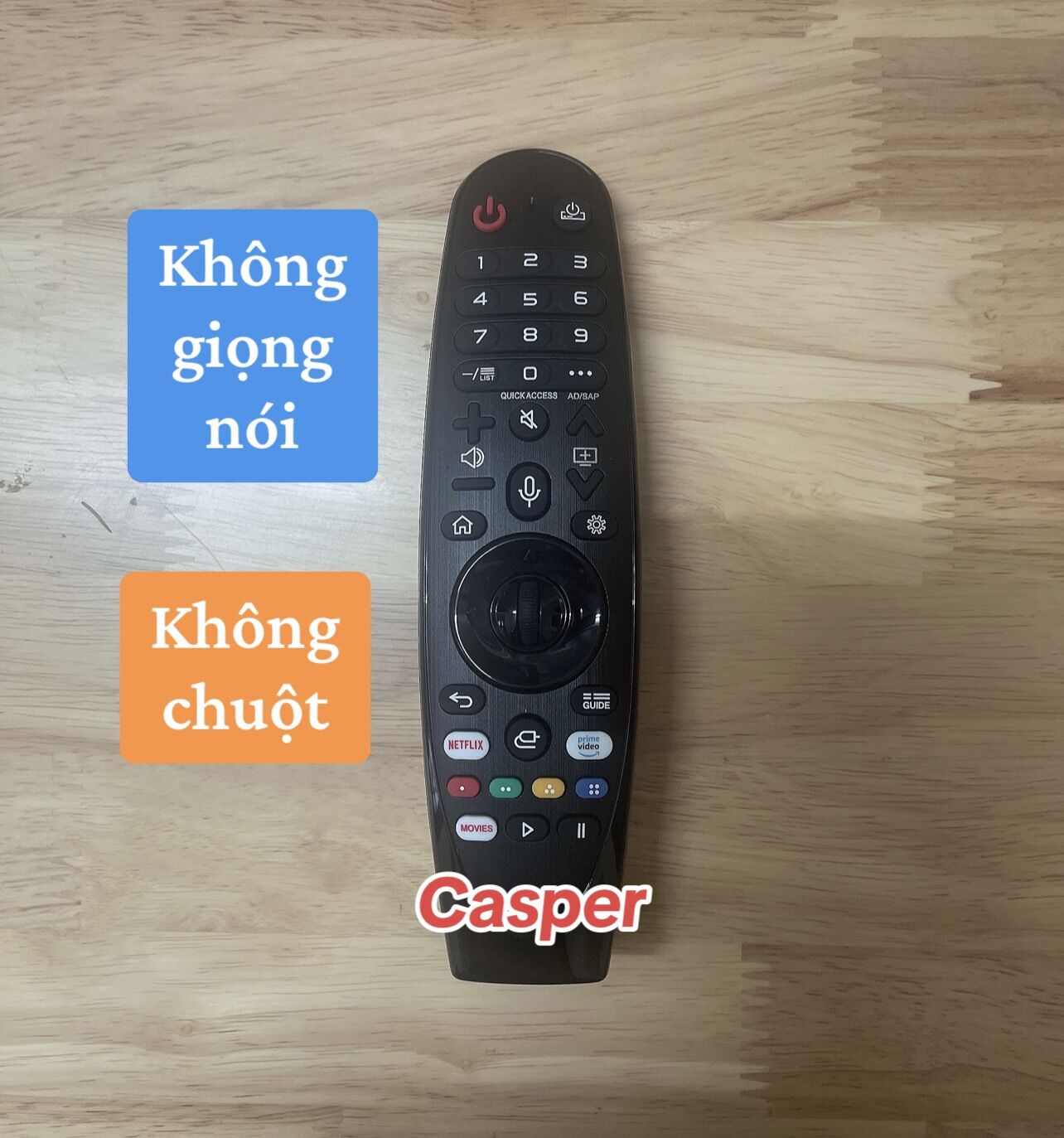 Điều khiển Tivi Casper hàng chính hãng