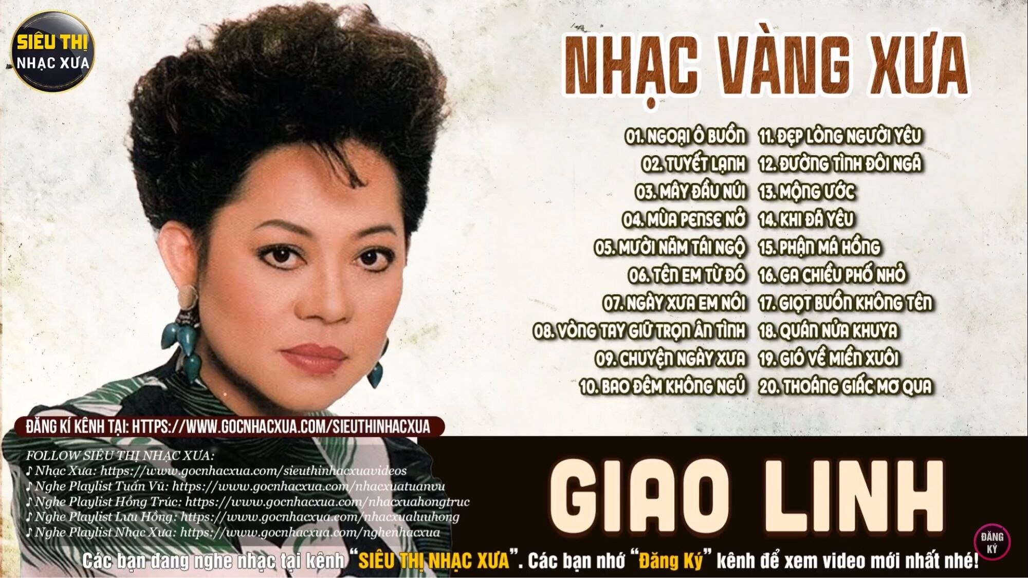 Băng cassette thu sẵn nhạc Giao Linh 1975 xưa,nữ hoàng sầu muộn(đặc biệt)