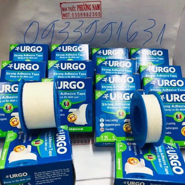 Băng keo lụa urgo 2,5*5m