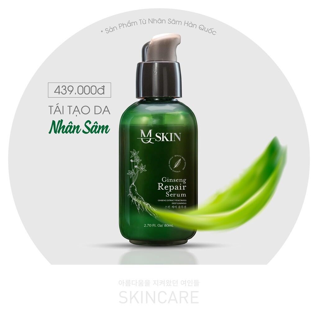 Serum thay da nhân sâm chính hãng ginseng repair serum mqskin